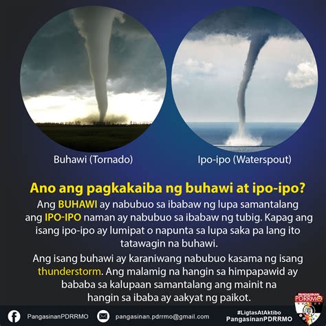 Ano ang pagkakaiba ng buhawi at .